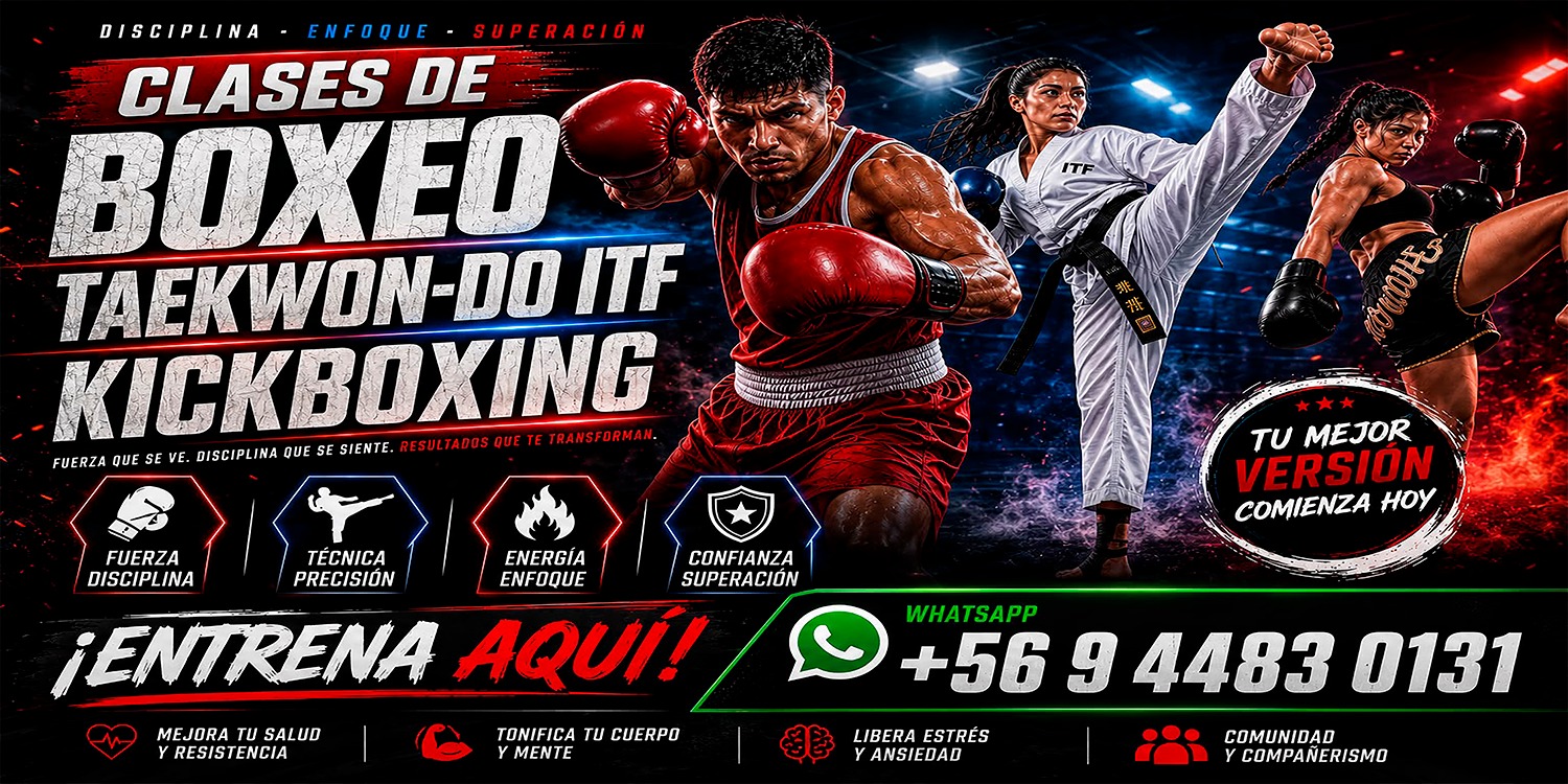 Clases de Boxeo, Taekwon-Do ITF y Kickboxing del Club Choong Moo